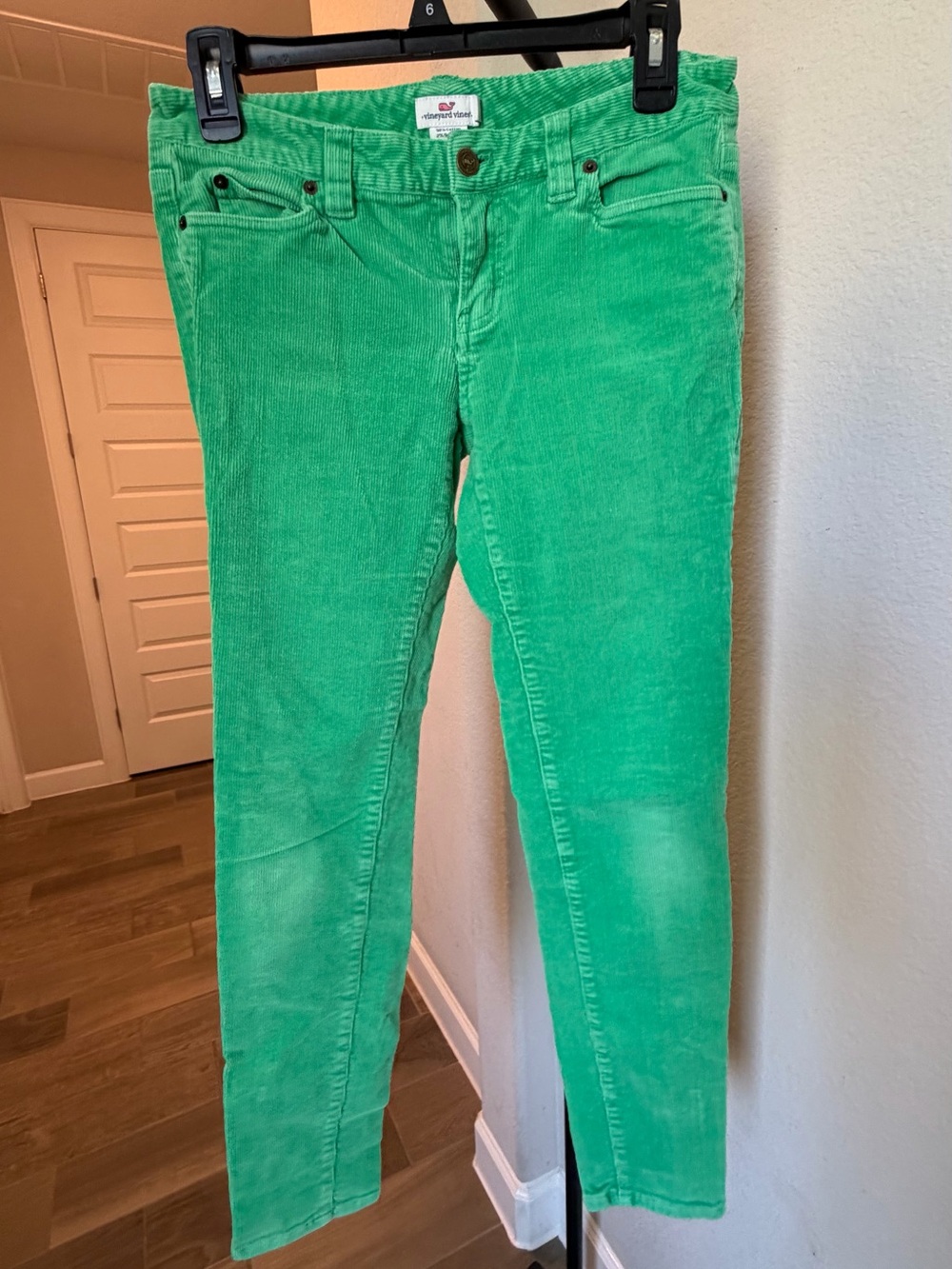 Vineyard Vines Bright Green Corduroy Skinny Jeans - Women
